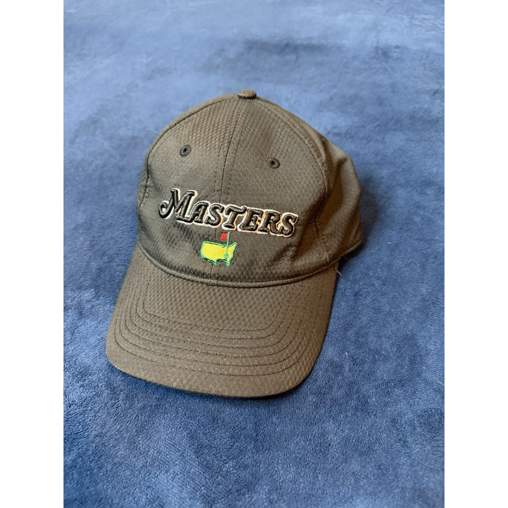 Masters Golf Hat 2022 Blue Gray Moisture Wicking Adjustable Performance Cap